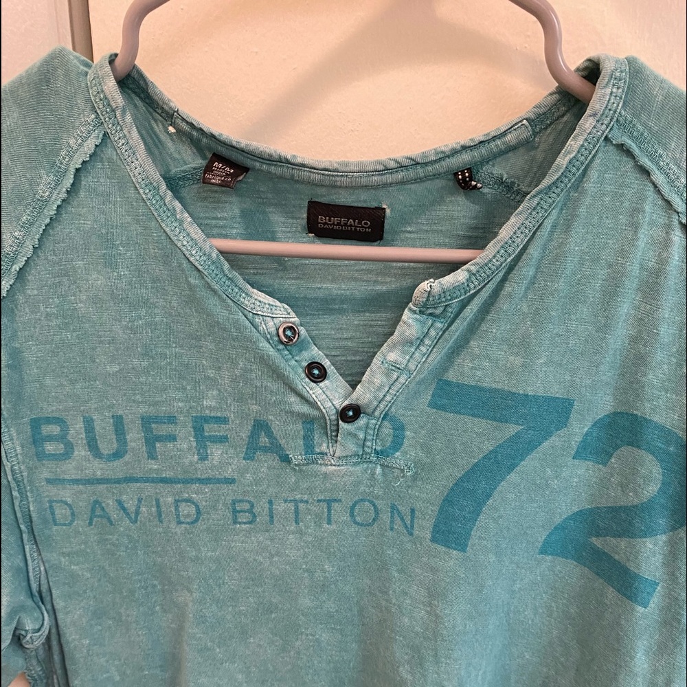 Buffalo David Bitton Size M blue t shirt
